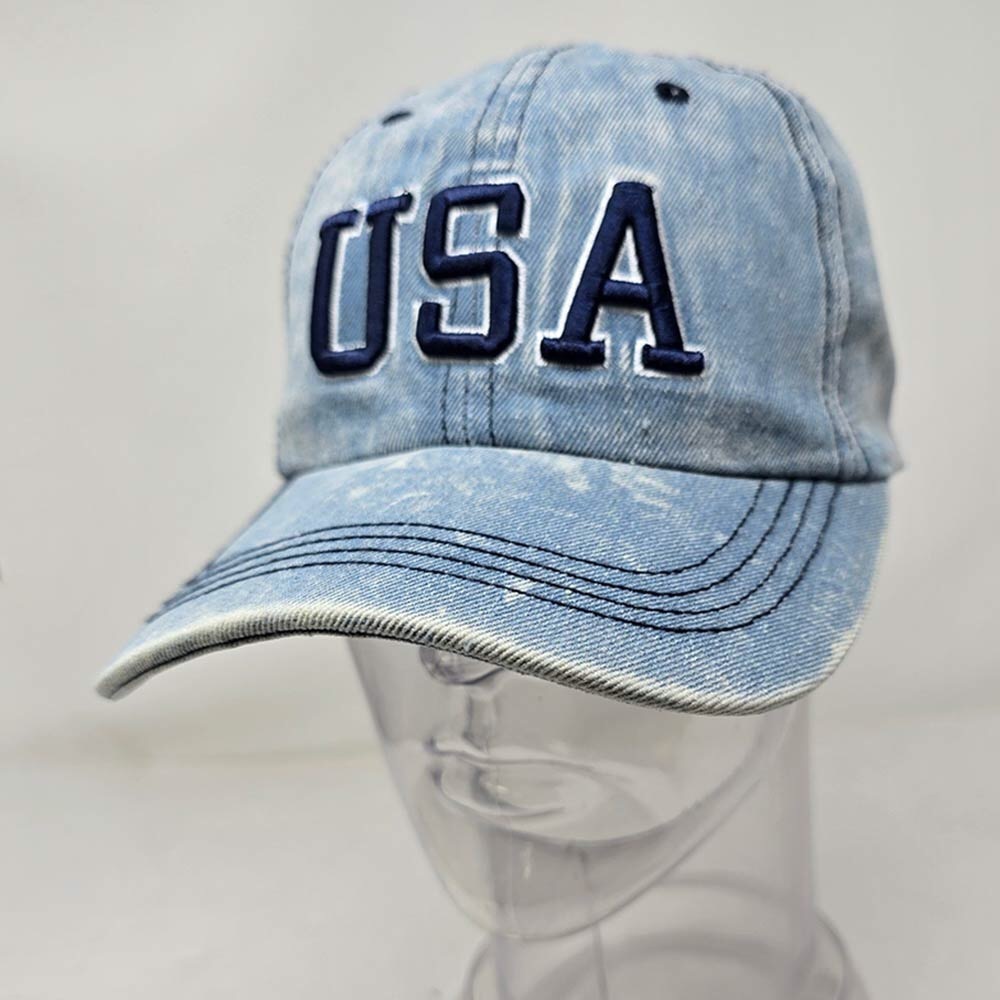 USA Denim Blue Baseball Cap